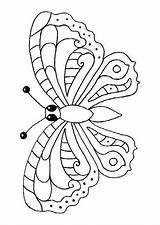 Papillon Topkleurplaat Ailes Insecte Kleurplaten Vlinders Mandalas Coloriages Vlinder Hugolescargot Mariposa Insectes Partager sketch template