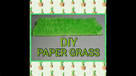 diy artificial grass    artificial paper grass  home youtube