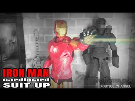 iron man cardboard suit  youtube