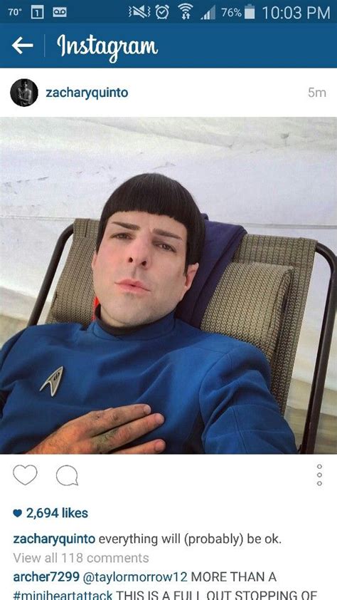 Look At This New Uniform And Poor Mr Spock Is Looking