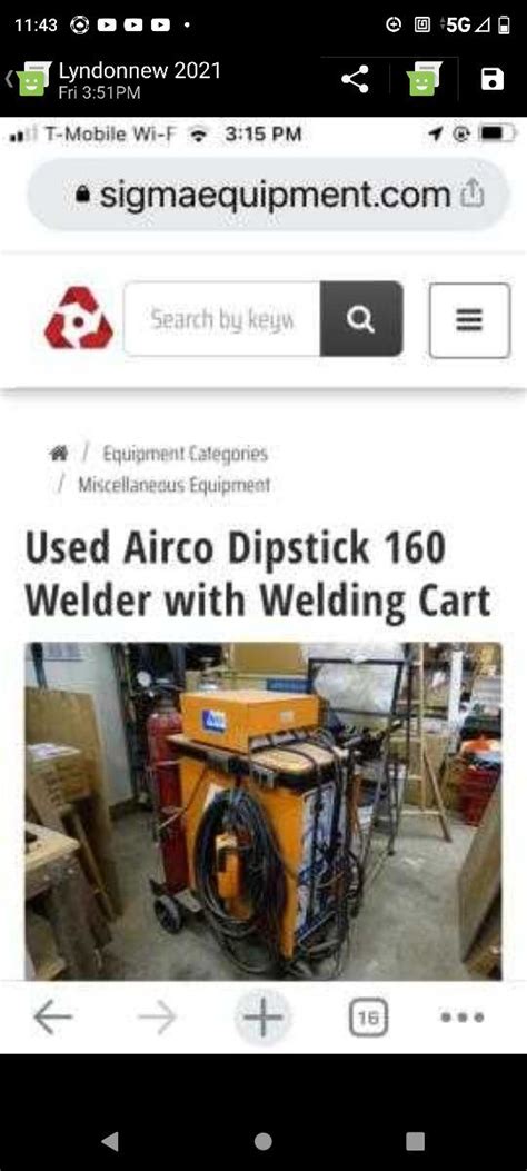 airco dipstick  welder  cart  sale  fountain valley ca offerup