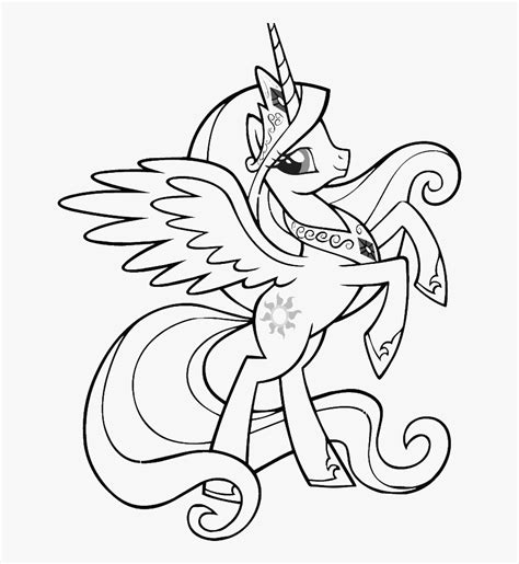 unicorn colouring sheets  girls  transparent clipart clipartkey