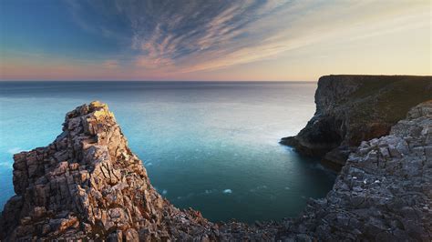 cliff view photography hd wallpaper wallpaper flare