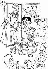 Pepernoten Kleurplaten Nikolaus Sankt Kleurplaat Sinterklaas Malvorlagen Kleurplatenwereld Flevoland Feestdagen sketch template