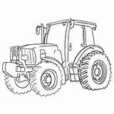 Deere John Tractor Coloring Pages Drawing Printable Farm Machine Equipment Outline Print Construction Windmill Color Drawings Powerful Getdrawings Colouring Tractors sketch template