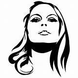 Bardot Brigitte Portret Ambiance Ros Huis Stickers sketch template