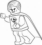 Superman Lego Coloring Pages Categories sketch template