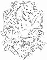 Gryffindor sketch template