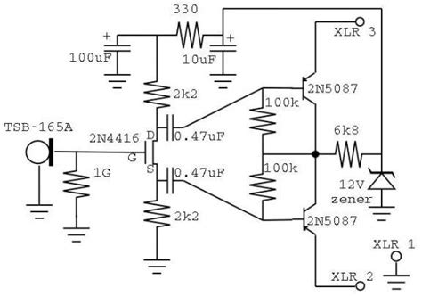 microphone circuit page  audio circuits nextgr