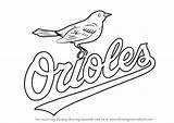Orioles Baltimore Coloring Pages Oriole Logo Draw Drawing Step Mlb Dodgers Print Tutorials Sketch Angeles Los Getdrawings Sports Search Template sketch template