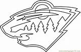 Wild Coloring Minnesota Logo Pages Nhl Printable Color Dot Coloringpages101 Kids Dots Connect sketch template