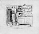 Cupboard Sketch Paintingvalley sketch template