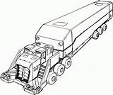 Tow Remorque Transport Wheeler Excavator Trailers Getcolorings Dun Rigs Dump Coloringhome sketch template