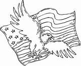 Coloring Pages American Symbols Eagle Native Revolution Drawing Printable July Patriotic Flag Color 4th Patriots Patriot Kids Trade Center Kachina sketch template