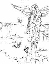 Coloring Pages Fairy Fantasy Selina Fenech Books Adult Drawings Fae Book Mermaid Volume Printable Choose Board Amazon sketch template