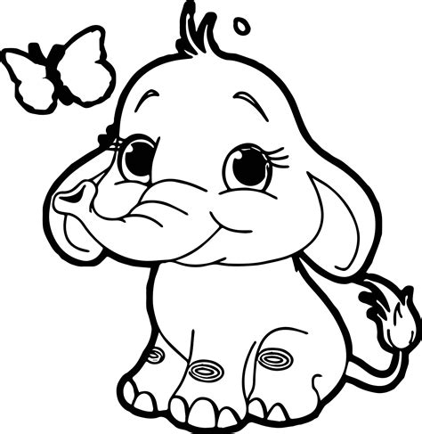 cute elephant coloring sheets information