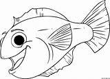 Fish Coloring Print Pages Aquarium Happy Printable Color Kids Cartoon Large Blank Desktop Right Background Set Click Save Draw sketch template
