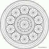 Kaleidoscope Coloring Pages Printable sketch template