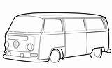Vw Bus Outline Van Drawing Bay Window Clipart T2 Volkswagen Clip Cliparts Camper Drawings Bulli Library Pix Favorites Add Collection sketch template