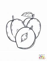 Melocotones Frutas sketch template