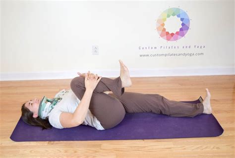 knee  chest pose  learning opportunity custom pilates  yoga
