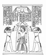 Coloring Egypt Pages Ancient Egyptian Thoth Print Temple God Kids Pharaoh Horus Colouring Printable Flag Getcolorings Getdrawings Books Anointing Rituals sketch template