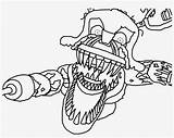 Foxy Fnaf Coloring Nightmare Pages Base Bonnie Deviantart Shadow Susan Freddy Pngkey Template Transparent sketch template