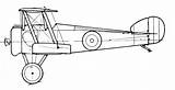 Camel Sopwith Flying sketch template