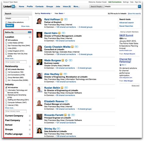 find people faster  linkedins  faceted search official