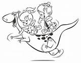 Coloring Pages Bam Pebbles Bambam Bamm Para Colorear Dibujos Dino Cartoon Flintstones Cartoons Los Páginas Kids Licensing Es Imprimir Print sketch template