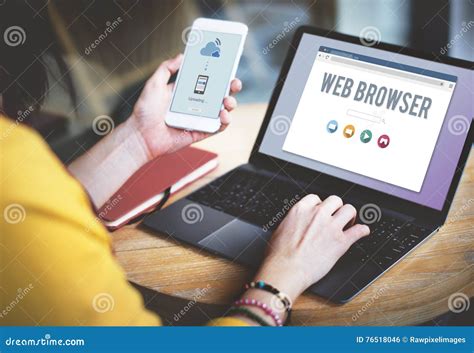 generic web browser  page concept stock photo image  generic network