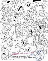 Gravity Coloring Pages Falls Color Book Don Cursed Getcolorings Getdrawings Choose Board sketch template