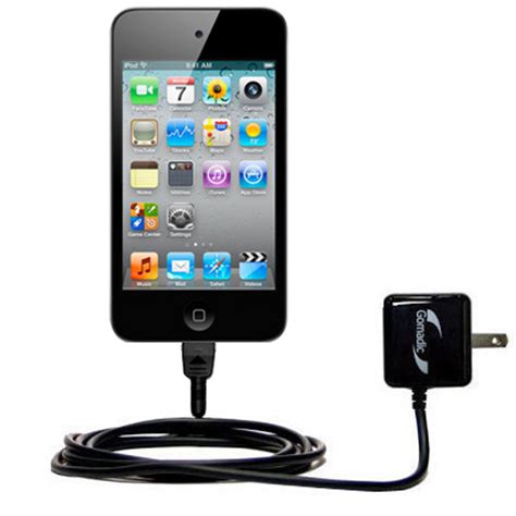 gomadic intelligent compact ac home wall charger suitable   apple ipod touch