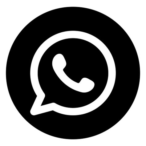 black whatsapp logo vector png  full hd transparent png