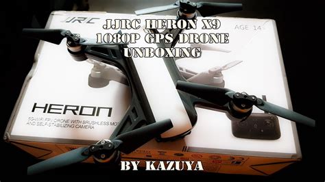 jjrc heron  p gps drone unboxing youtube