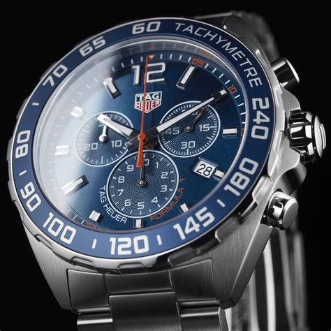 tag heuer formula  chronograph mm stainless steel  cazb
