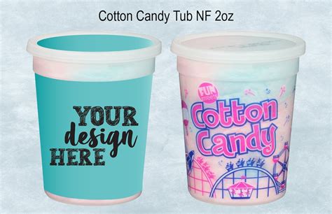 cotton candy oz  blank wrapper template sticker label etsy