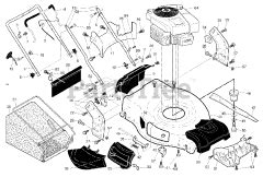 hu     husqvarna walk  mower   parts lookup  diagrams