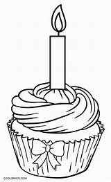 Coloring Cupcake Birthday Pages Template Drawing Happy Muffin Printable Cute Kids Print Cupcakes Colouring Color Blueberry Drawings Cool2bkids Getdrawings Food sketch template