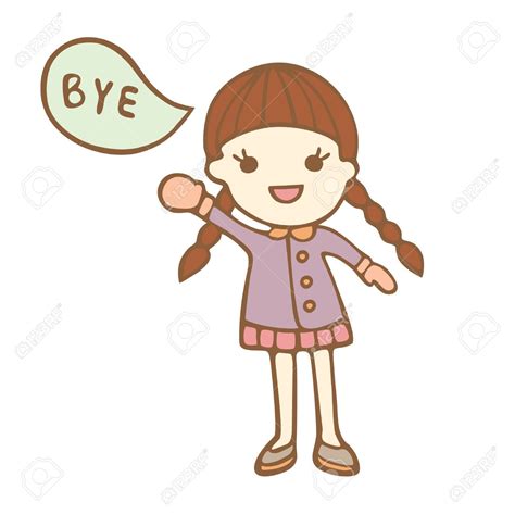 children  goodbye clipart   cliparts  images