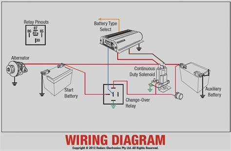 auxiliary battery wiring diagram