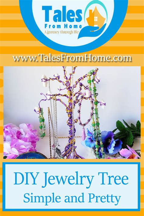 jewelry tree diy dollar store jewelry holder tales