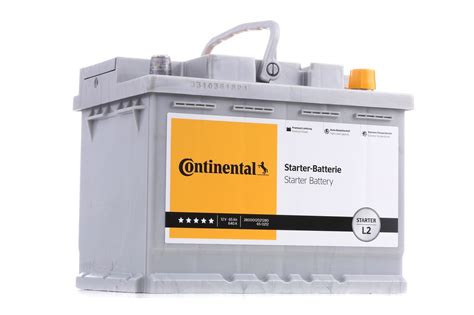 starterbatterie continental starter  batterie kapazitaet