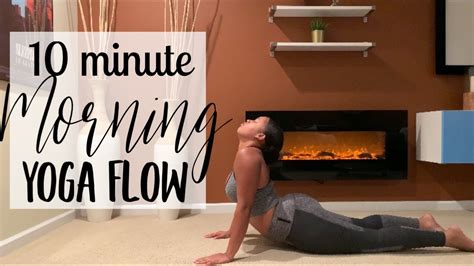 10 Minute Morning Yoga Flow Black Girl Workouts Youtube