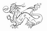 Dragon Coloring Pages Japanese Printable Kids sketch template