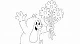 Maulwurf Blumen Maus Wdr Sendung Wdrmaus sketch template