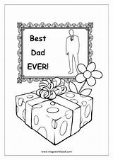 Coloring Pages Father Printable Fathers Dad Ever Megaworkbook Sheets Certificate sketch template
