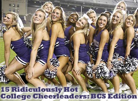 15 Ridiculously Hot College Cheerleader Pictures Bcs
