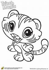 Tigre Leapfrog Coloriage sketch template