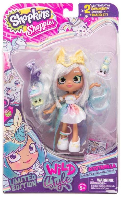 limited edition shopkins shoppies wild style mystabella shimmery